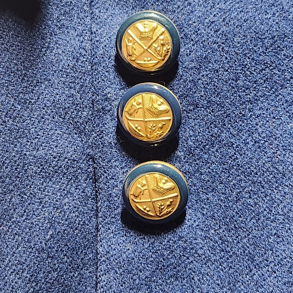 Vintage Pendleton Pure Virgin Wool Blazer – Navy – 18W – Made in USA - Picture 6 of 12